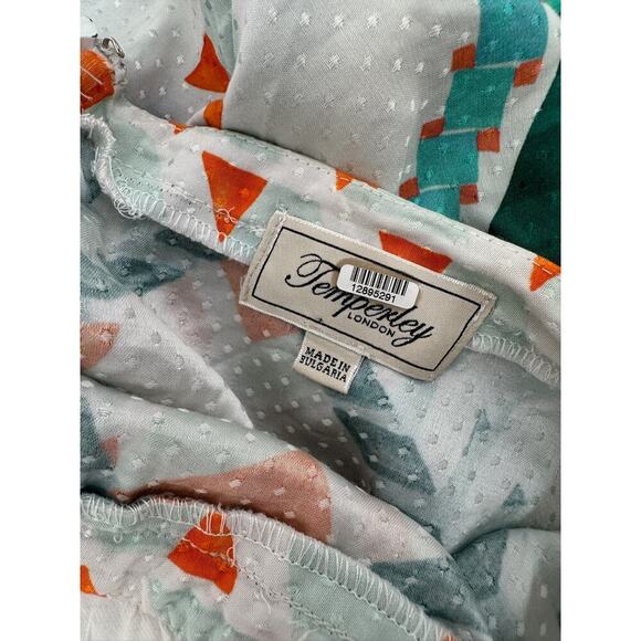 Temperley London Apreol Sun Shade Faux Wrap Dress - Picture 9 of 9